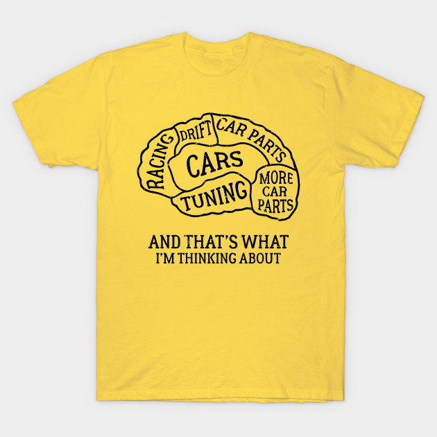 Brain Scan Cars Enthusiast Tuning Drift Racing Car Parts Distressed